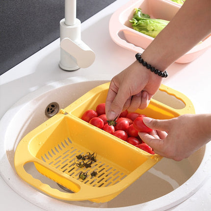 Collapsible Fruit Vegetable Drain Basket