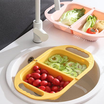 Collapsible Fruit Vegetable Drain Basket