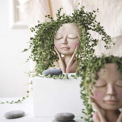 Nordic Women's Peace Flower Pot
