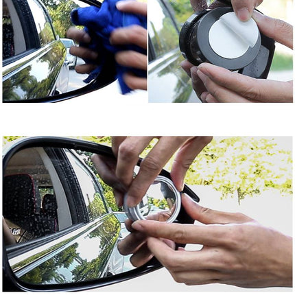 360 Wide Angle Wing Mirror Blind Spot Extension Mirror