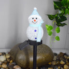 Blue snowman