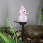 Pink snowman