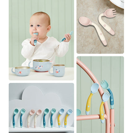 Bendable Baby Spoon Fork Set