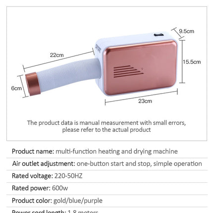 Portable Electric Fan Rotating Dryer