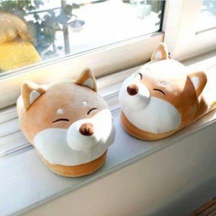 Cute Cartoon Puppy Cozy Indoor Slippers