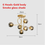 Gold Grey glass