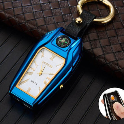 Elegant Car Keychain Watch Light