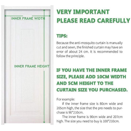 Hands-Free Automatic Closing Magnetic Mosquito Net