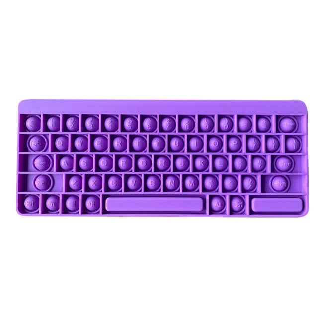 Squishy Bubble Stress Relief Toy Keyboard