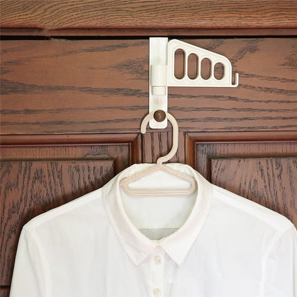 Rotatable Over The Door Multi Hook Hanger