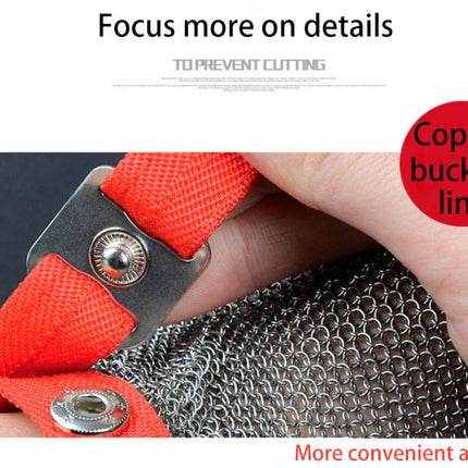 Stainless Steel Cut Resistant Mesh Gloves
