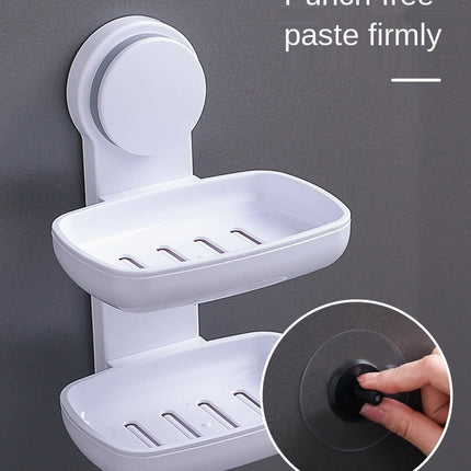 Wall Mounted Bathroom Soap Holder Drainer