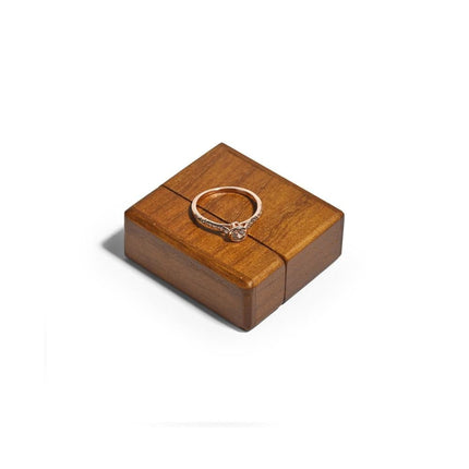 Unique Mini Wooden Ring Box