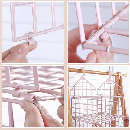Foldable Wardrobe Multilayer Storage Rack