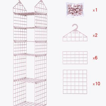 Foldable Wardrobe Multilayer Storage Rack
