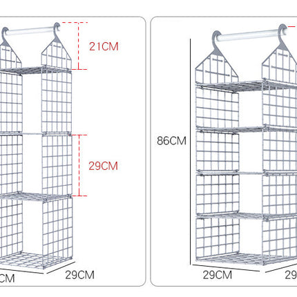 Foldable Wardrobe Multilayer Storage Rack