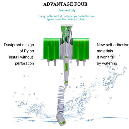 2in1 Portable Faucet Toothbrush Water Flosser