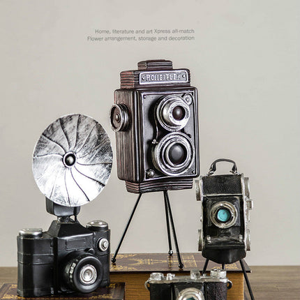 Vintage Style Old-fashioned Artificial Film Player Telephone Camera Projector