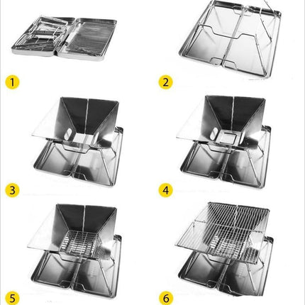 Foldable Portable Mini Travel Camping Grill