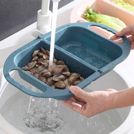 Collapsible Folding Fruit Vegetable Washing Drainer Basket