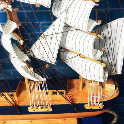 Wooden Sailing Ship Nautical Decor