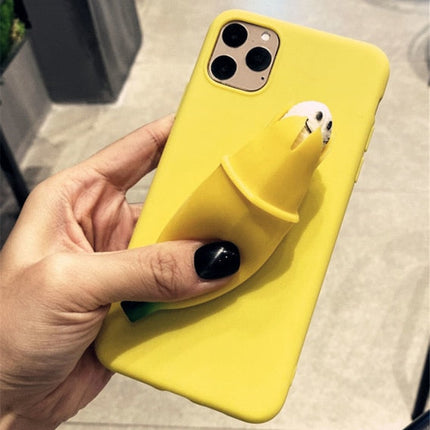 Funny Stress Reliever 3D Banana Phone Case