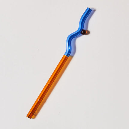 Colorful Environment Friendly Reusable Glass Straw
