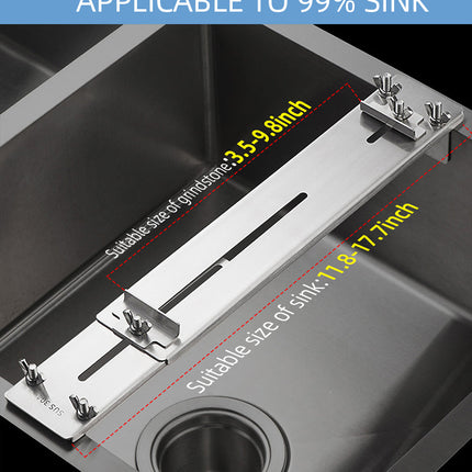 Adjustable Stone Base Sink Knife Sharpener Holder