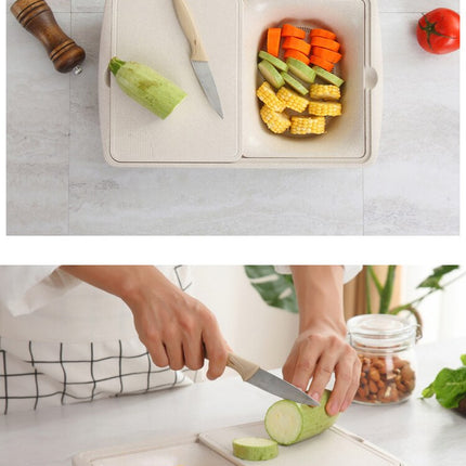 Multifunctional Storage Basket Cutting Board