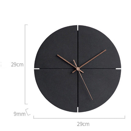 Elegant Nordic Minimalist Wooden Wall Clock