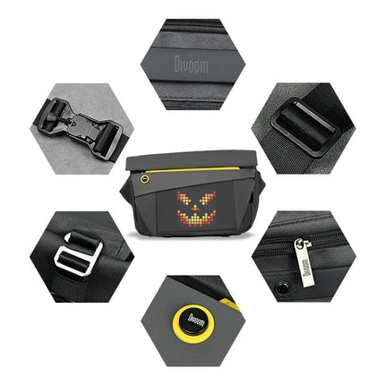 Pixel Art Customizable Waterproof Messenger Bag