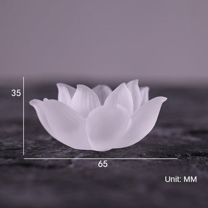 Aromatherapy Colored Glaze Lotus Incense Burner