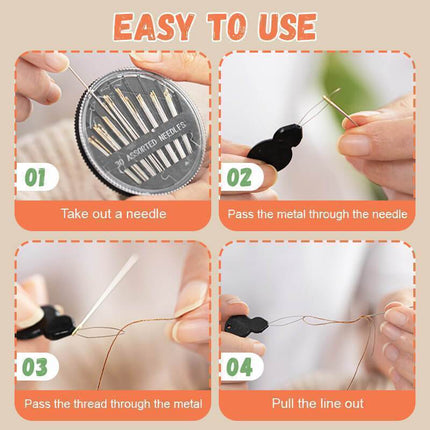 Portable Magnetic Sewing Box Set