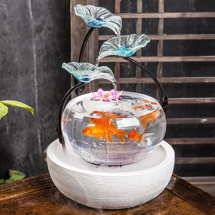 Ceramic Fountain Creative Fish Tank