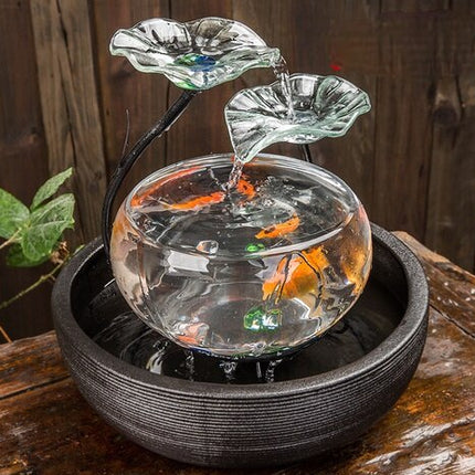 Ceramic Fountain Creative Fish Tank
