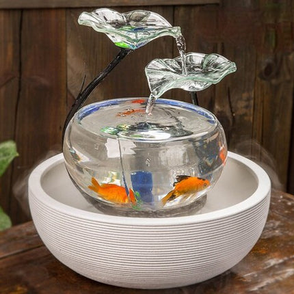 Ceramic Fountain Creative Fish Tank