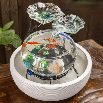 Ceramic Fountain Creative Fish Tank