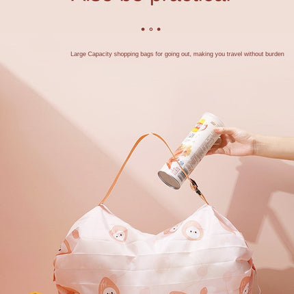 Foldable Colorful Flower Reusable Shopping Bag