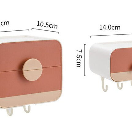 Drill-Free Wall Mounted Soap Box Container