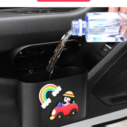 Cute Cartoon Car Door Trash Can
