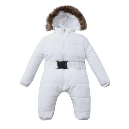 Warm Long Sleeve Hooded Baby Coat