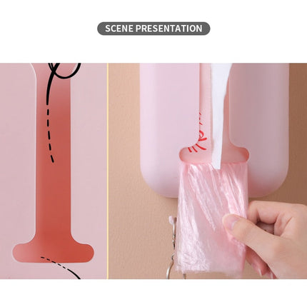 Wall-Mounted Rotating Hook Tissue Storage Dispenser