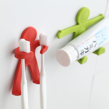 Creative Human Figure Wall Phone Holder Hook