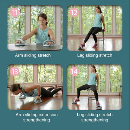 Self-Retracting Home Fitness Abdominal Wheel Roller