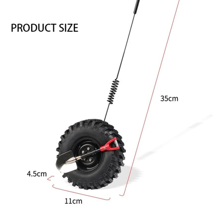 3D Mini Car Sticky Tire Decor