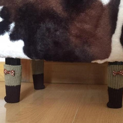 Fluffy Sheep Ottoman Organizer with Storage