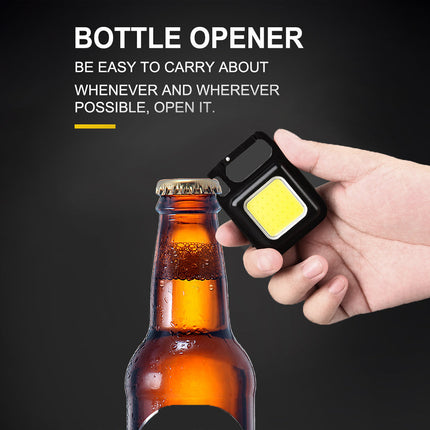 Mini Magnetic Pocket Keychain Flashlight