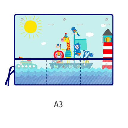 Universal Retractable Car Kids Sunshade Organizer
