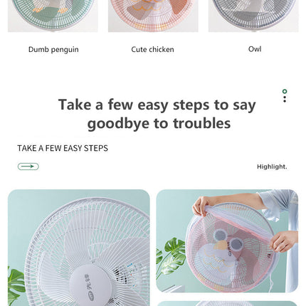 Anti-Pinch Fan Safety Cover