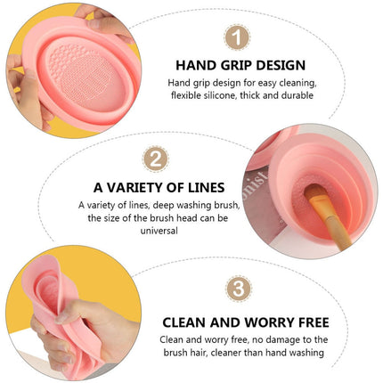 Foldable Makeup Brush Cleaning Bowl